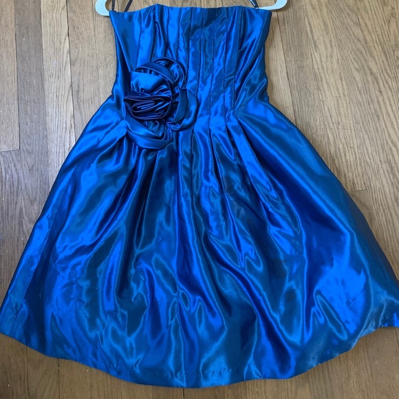Blue Party Dress - Jessica McClintock - Size 6 - Picture 1 of 3